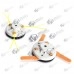 Cap cu fir motocoasa Manual - 3 cutite plastic + 3 cutite metal + fire